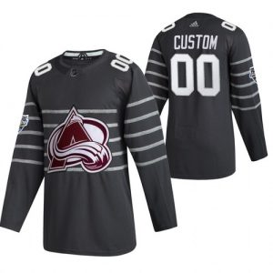 Miesten NHL Colorado Avalanche Pelipaita 00 Custom 2020 NHL All Star harmaa