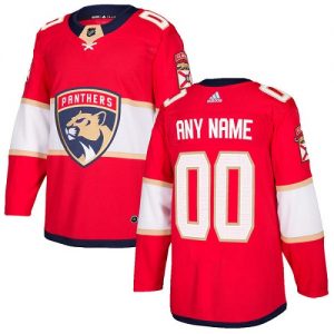 Miesten NHL Florida Panthers Pelipaita Custom  Koti Punainen Authentic