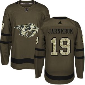 Miesten NHL Nashville Predators Pelipaita 19 Calle Jarnkrok Authentic Vihreä  Salute to Service