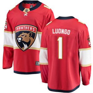 Miesten NHL Florida Panthers Pelipaita 1 Roberto Luongo Breakaway Punainen Fanatics Branded Koti