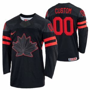 Kanada Pelipaita Custom 2022 IIHF World Championship Musta