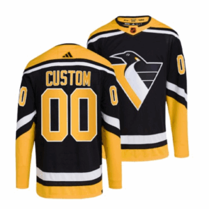 Pittsburgh Penguins Pelipaita Custom 2022-23 Reverse Retro 2.0 Authentic Musta