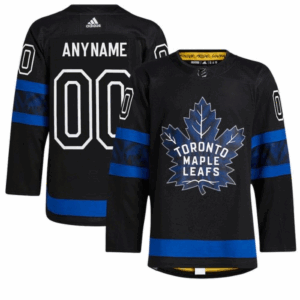 Toronto Maple Leafs Pelipaita Custom Ausweich Authentic Musta