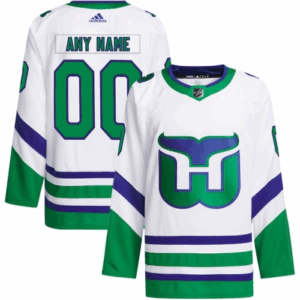 Carolina Hurricanes Pelipaita Custom Valkoinen Authentic Adidas 2023-24