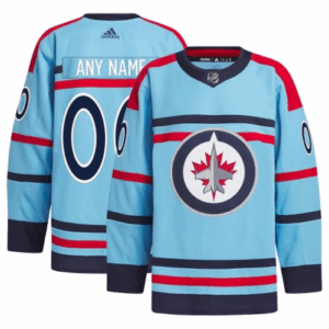 Winnipeg Jets Pelipaita Custom Anniversary Adidas Sininen Authentic 2023-24