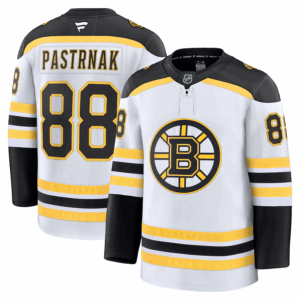 Miesten NHL Boston Bruins David Pastrnak #88 Pelipaita Fanatics Vieras Premium Valkoinen