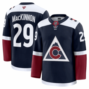 Miesten NHL Colorado Avalanche Nathan MacKinnon #29 Pelipaita Fanatics Alternate Premium Navy