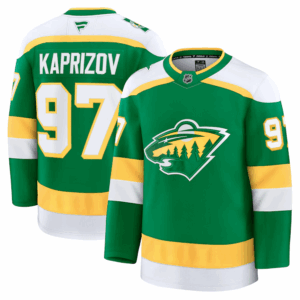 Miesten NHL Minnesota Wild Kirill Kaprizov #97 Pelipaita Fanatics Alternate Premium Vihreä