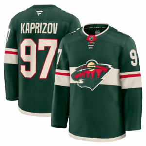 Miesten NHL Minnesota Wild Kirill Kaprizov #97 Pelipaita Fanatics Koti Premium Vihreä
