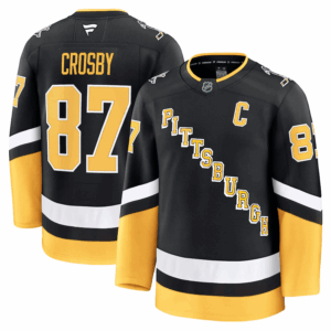 Miesten NHL Pittsburgh Penguins Sidney Crosby #87 Pelipaita Fanatics Alternate Premium Musta