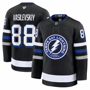 Miesten NHL Tampa Bay Lightning Andrei Vasilevskiy #88 Pelipaita Fanatics Alternate Premium Musta