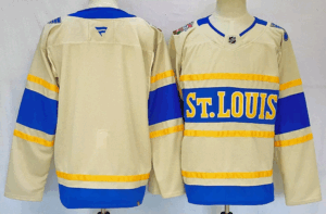 NHL St. Louis Blues Pelipaita Custom Fanatics Winter Classic Premium Cream 2024-25