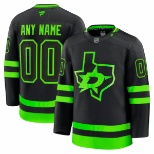 Dallas Stars Pelipaita Fanatics Alternate Premium Custom Musta