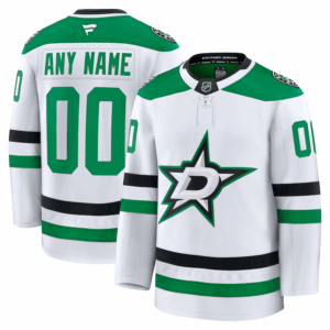 Dallas Stars Pelipaita Fanatics Vieras Premium Custom Valkoinen