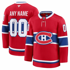 Montreal Canadiens Pelipaita Fanatics Koti Premium Custom Punainen