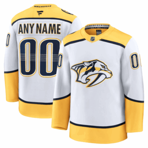Nashville Predators Pelipaita Fanatics Vieras Premium Custom Valkoinen