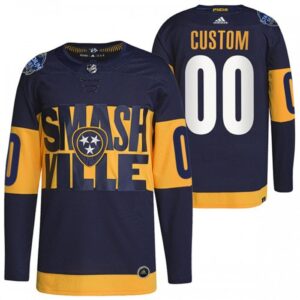 Nashville Predators Predators Custom Adidas 2022 Stadium Series Authentic