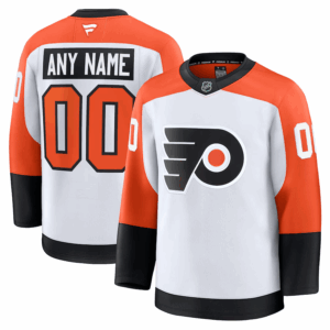 Philadelphia Flyers Pelipaita Fanatics Vieras Premium Custom Valkoinen
