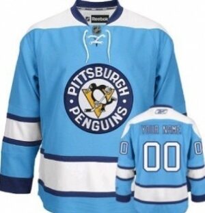 Pittsburgh Penguins Pelipaita Reebok Custom Vaaleansininen
