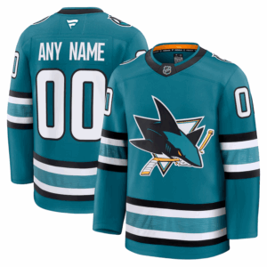 San Jose Sharks Pelipaita Fanatics Koti Premium Custom Teal