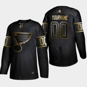 St. Louis Blues Pelipaita Custom Musta Keltainen Adidas