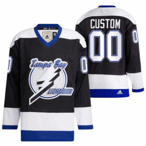 Tampa Bay Lightning Pelipaita #00 Custom Team Classics Heritage Musta