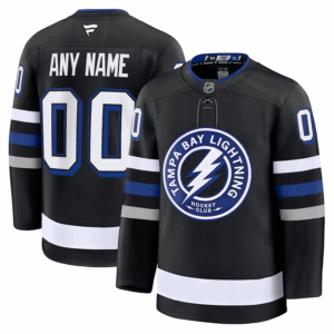 Tampa Bay Lightning Pelipaita Fanatics Alternate Premium Custom Musta