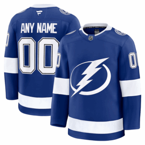 Tampa Bay Lightning Pelipaita Fanatics Koti Premium Custom Sininen
