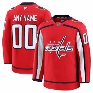 Washington Capitals Pelipaita Fanatics Koti Premium Custom Punainen