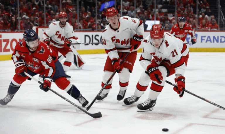 Hurricanes murskasi Capitalsin 3 1 Tie Stanley Cupiin auki
