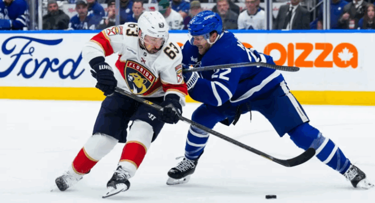 NHL pudotuspelit Florida Panthers murskasi Maple Leafs sydämet särkyivät Scotiabank Arenalla